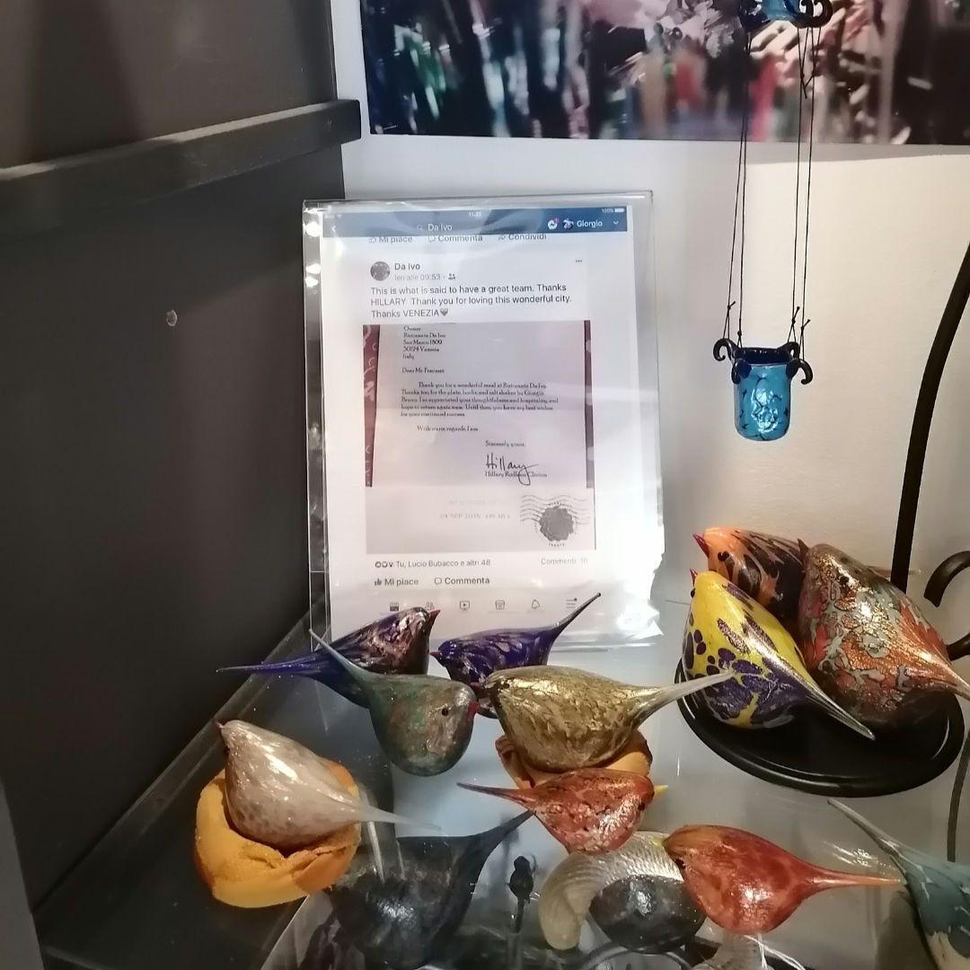 Murano ムラーノガラス 小鳥 塩入れ ベネチアンガラス 現地購入