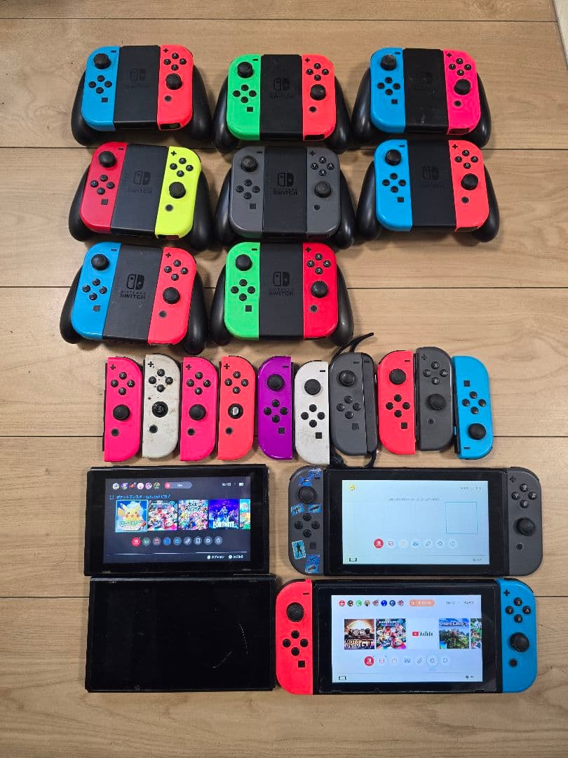 ま*り様 ジャンク　Nintendo Switchとジョイコンまとめ売り