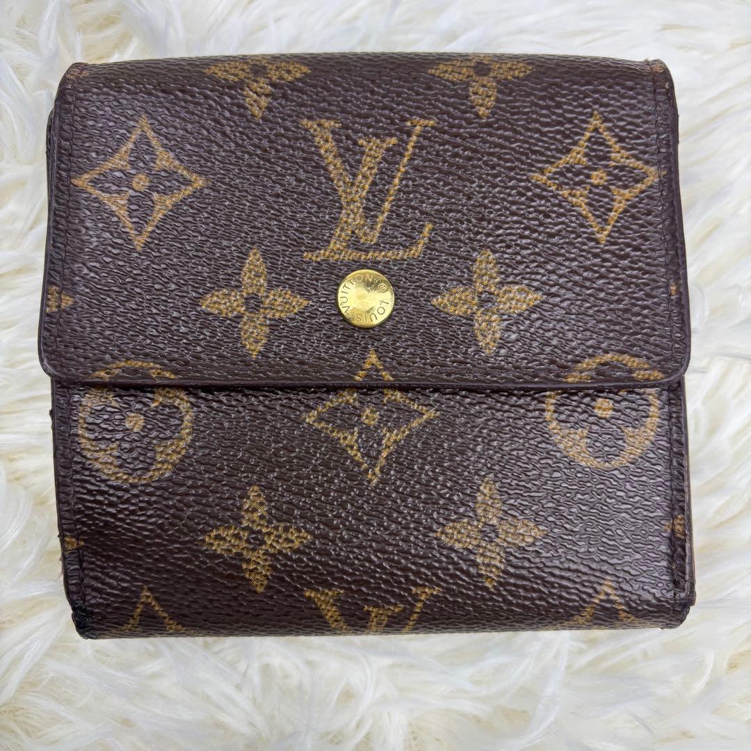 美品！ルイヴィトン モノグラム ポルトモネビエカルトクレディ Wホック財布