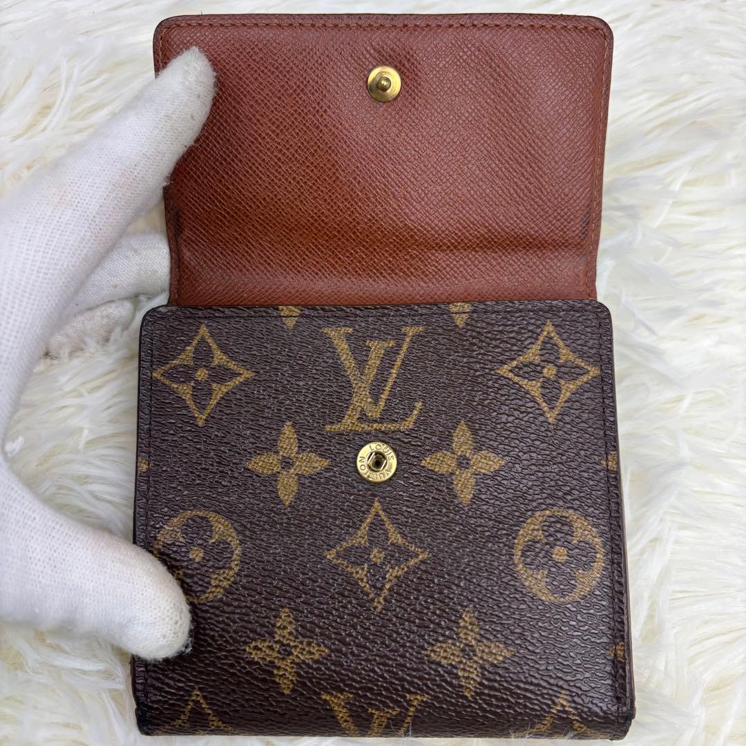 美品！ルイヴィトン モノグラム ポルトモネビエカルトクレディ Wホック財布