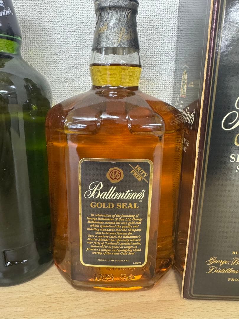 古酒 バランタイン ゴールドシール12年 I000ml 17年 70ml