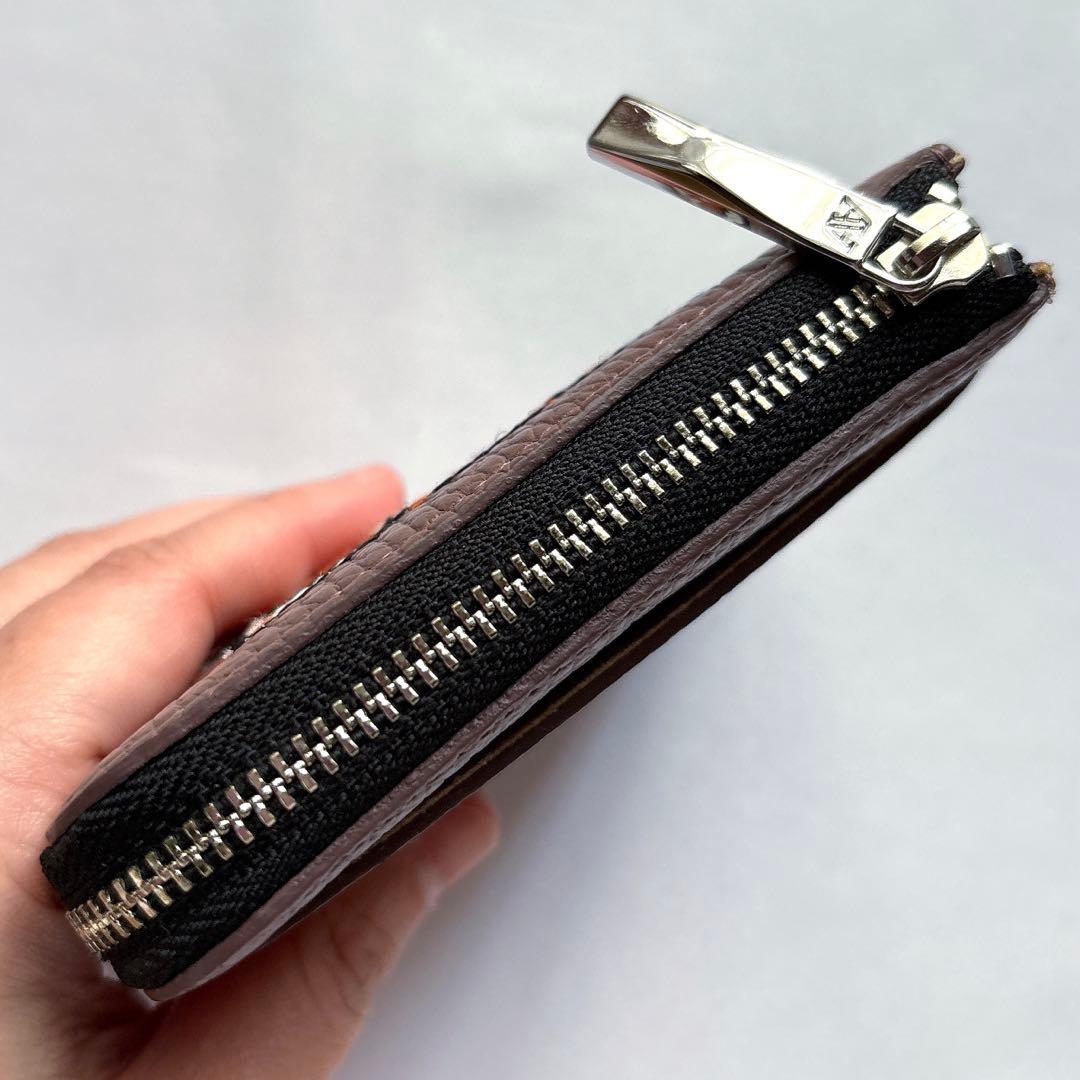 【美品】ATAO アタオ チェス ZOO レッサーパンダ 二つ折りミニ財布 牛革