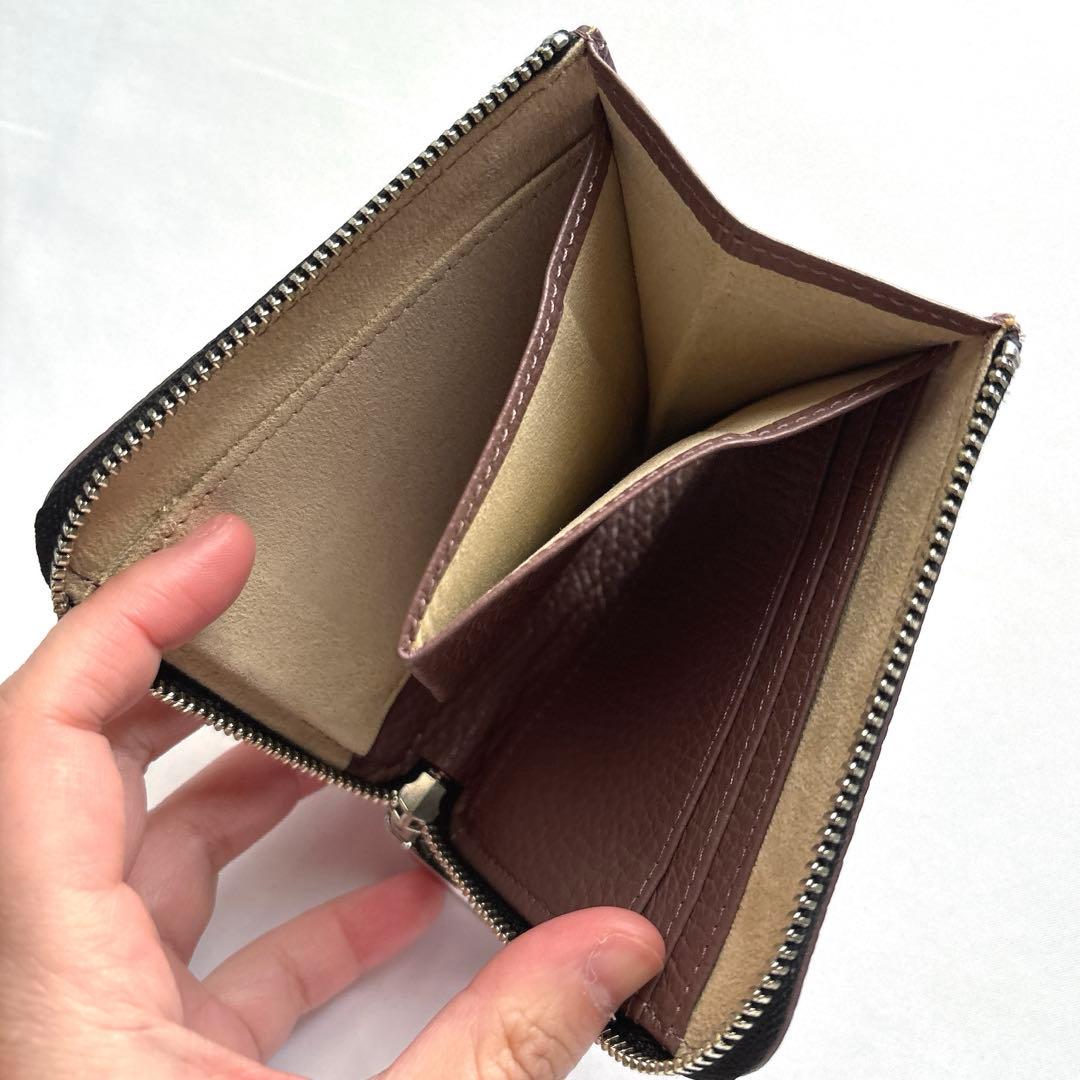 【美品】ATAO アタオ チェス ZOO レッサーパンダ 二つ折りミニ財布 牛革