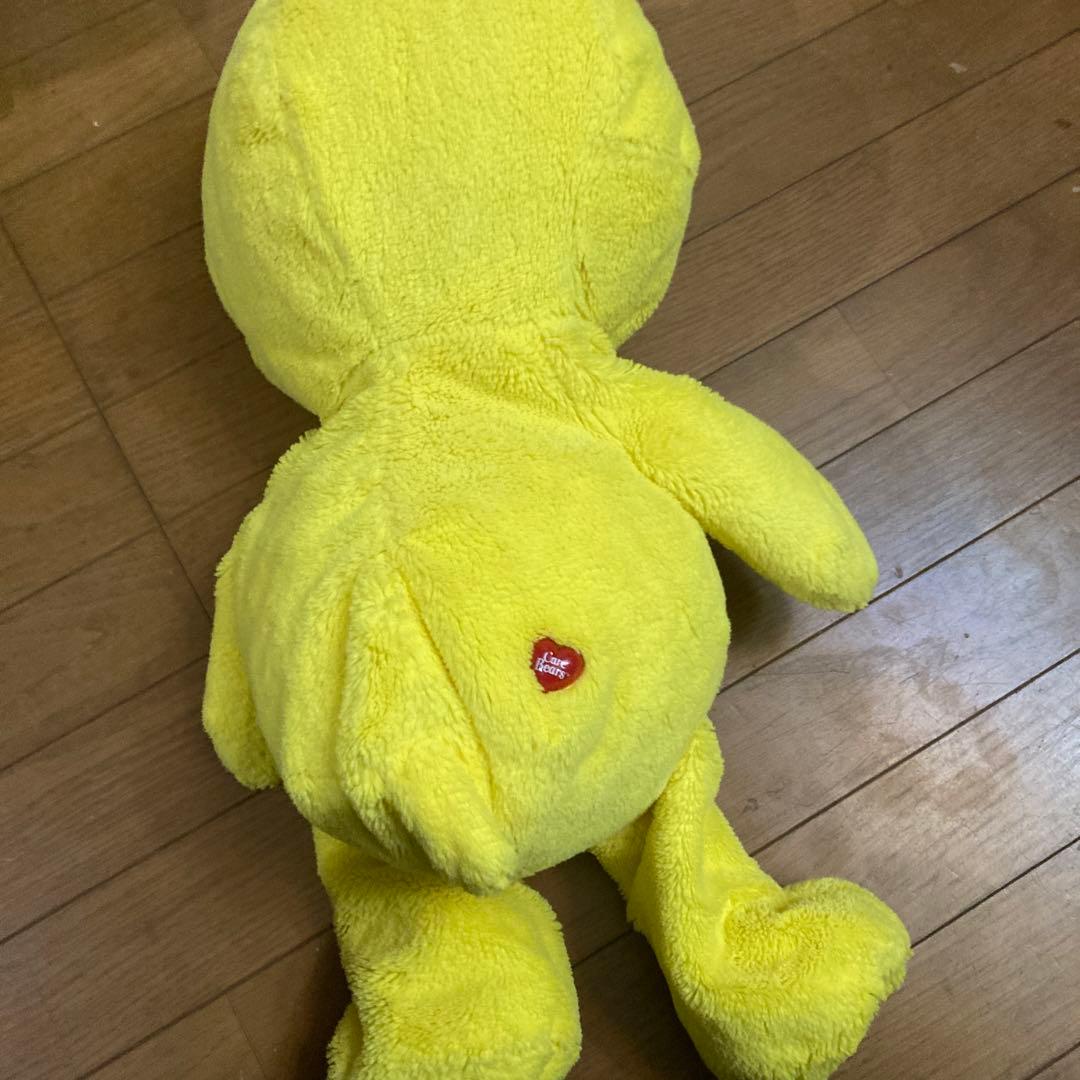 ケアベア　黄色の太陽デザインぬいぐるみ　55cm