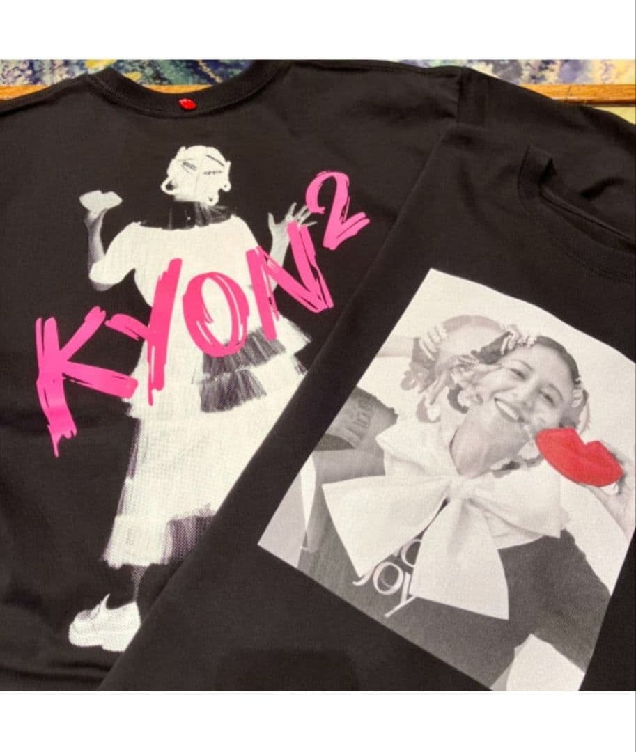 小泉今日子Kyon2フォトTシャツ L 黒VermeeristBEAMSビームス