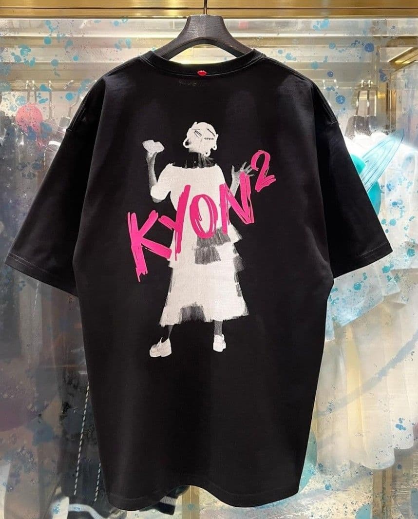 小泉今日子Kyon2フォトTシャツ L 黒VermeeristBEAMSビームス