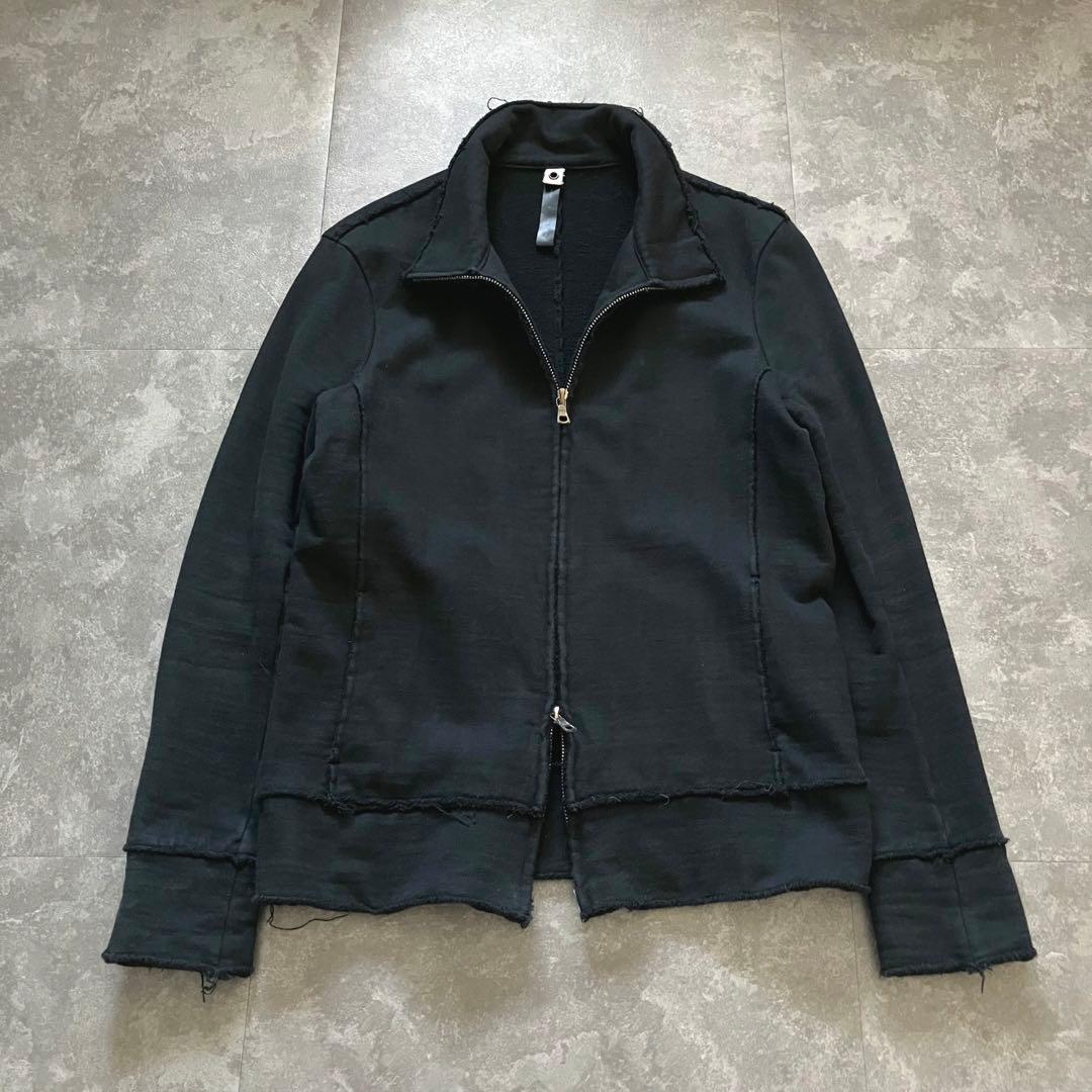 wjk stand track jacket black Y2K 裏毛 13ss