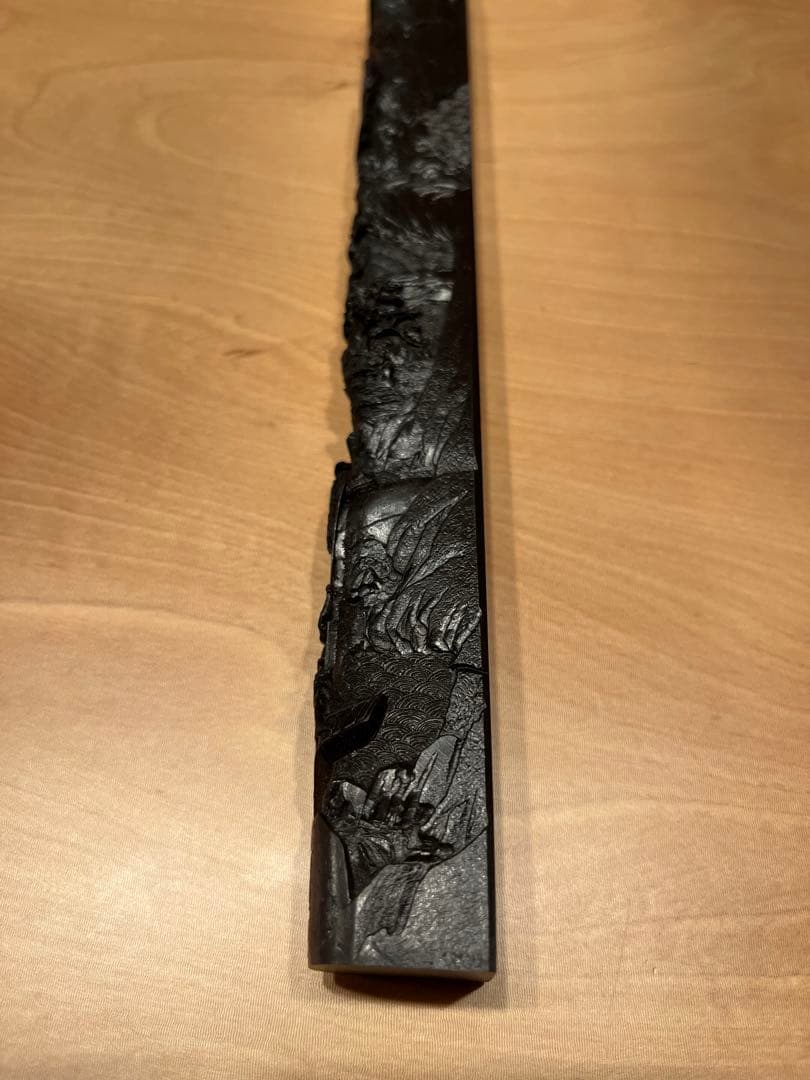 文鎮　工芸品　美術品　中国　岩道