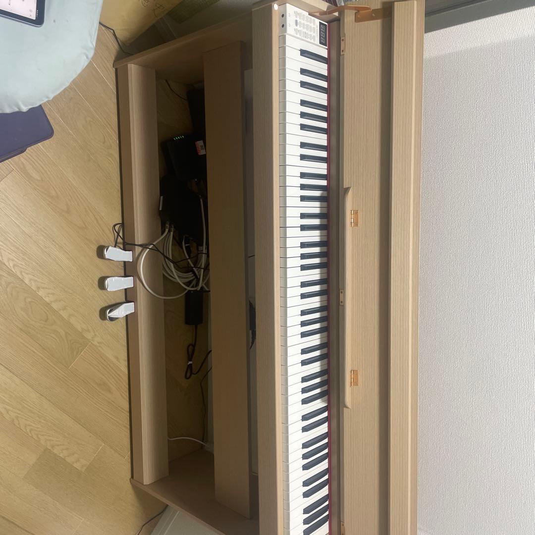 木製電子ピアノ 88鍵 ペダル付き MIDI対応 初心者練習用