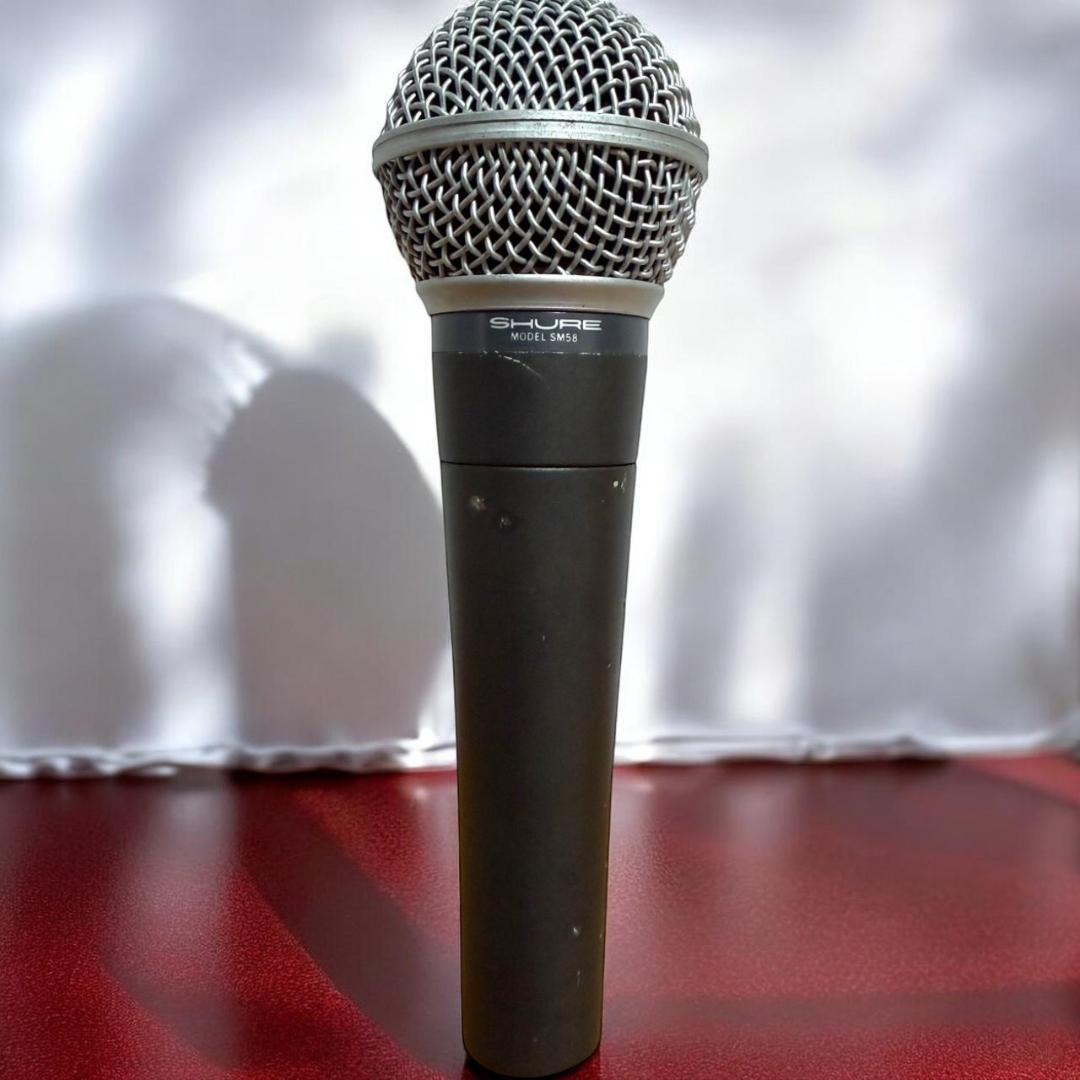 ☆希少品 SHURE SM58 ポルシェロゴ USA ダイナミックマイク