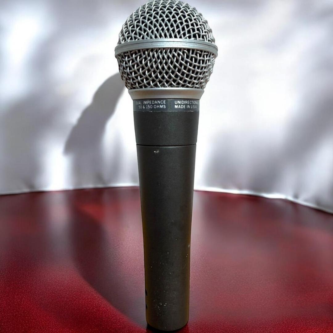 ☆希少品 SHURE SM58 ポルシェロゴ USA ダイナミックマイク