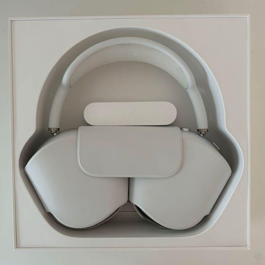 AirPods MAX Silver(カバー、保証、外箱付き)