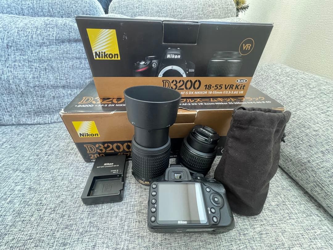 Nikon D3200 ダブルズームキット ブラック
