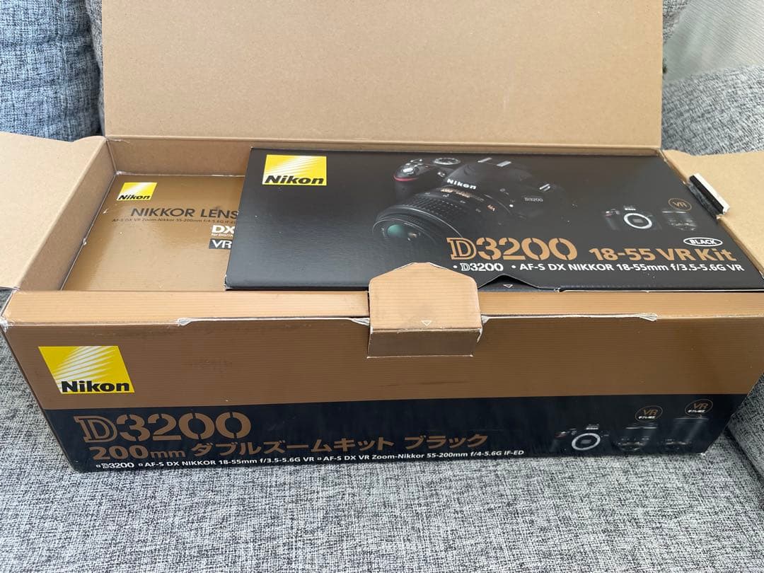 Nikon D3200 ダブルズームキット ブラック