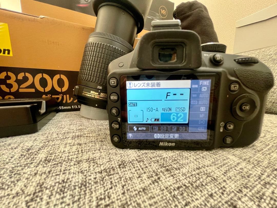 Nikon D3200 ダブルズームキット ブラック