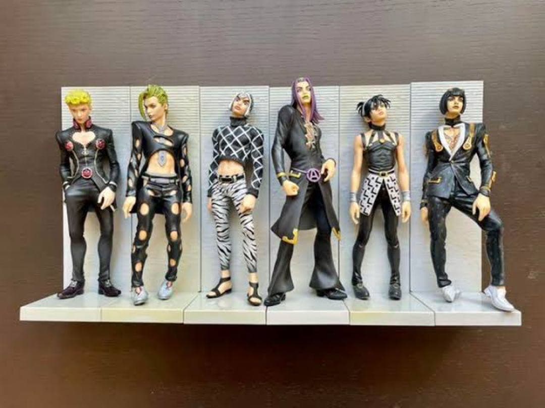 ブチャラティチーム ブラックカラー 6種 美品 フィギュア jojo