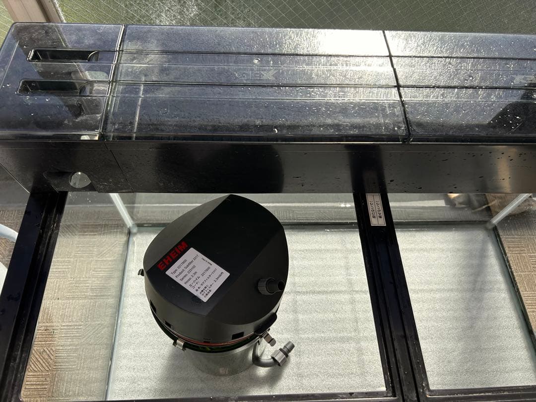 ★au★【引取限定】90cm水槽セット　水槽・上部フィルター