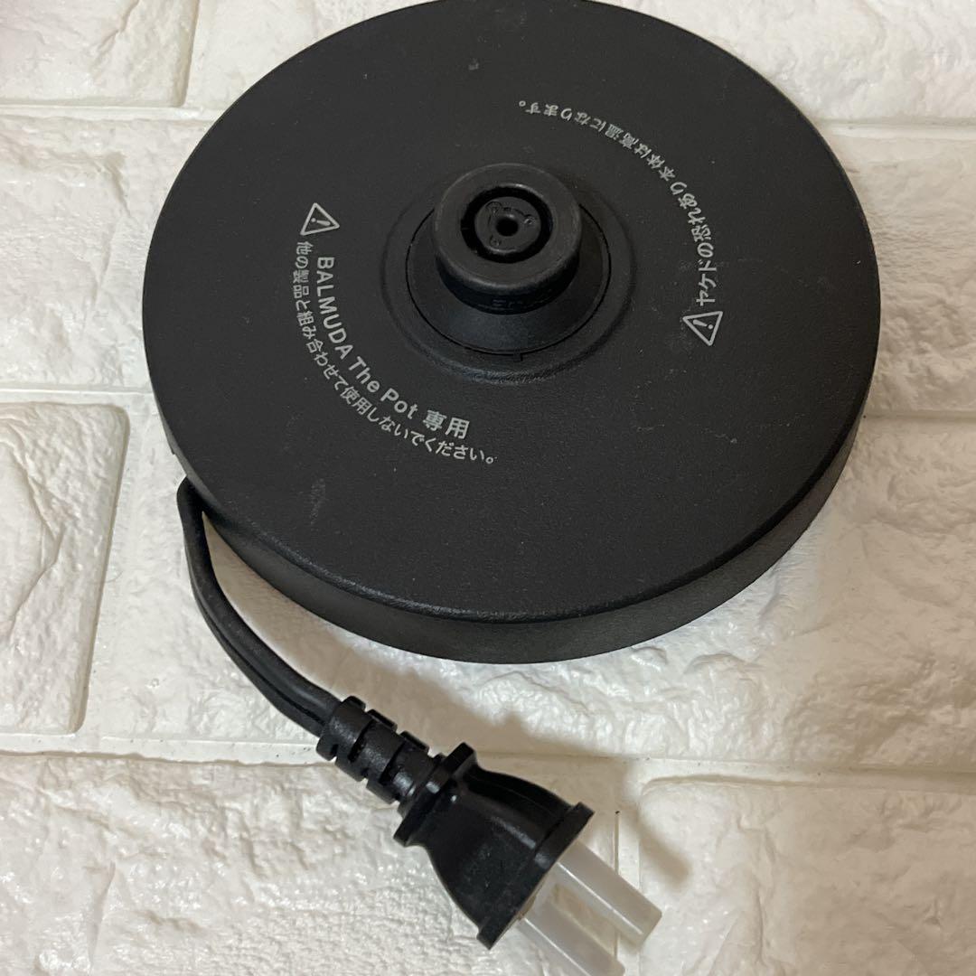 BALMUDA バルミューダ ザ・ポット K02A-BK ブラック 電気ケトル
