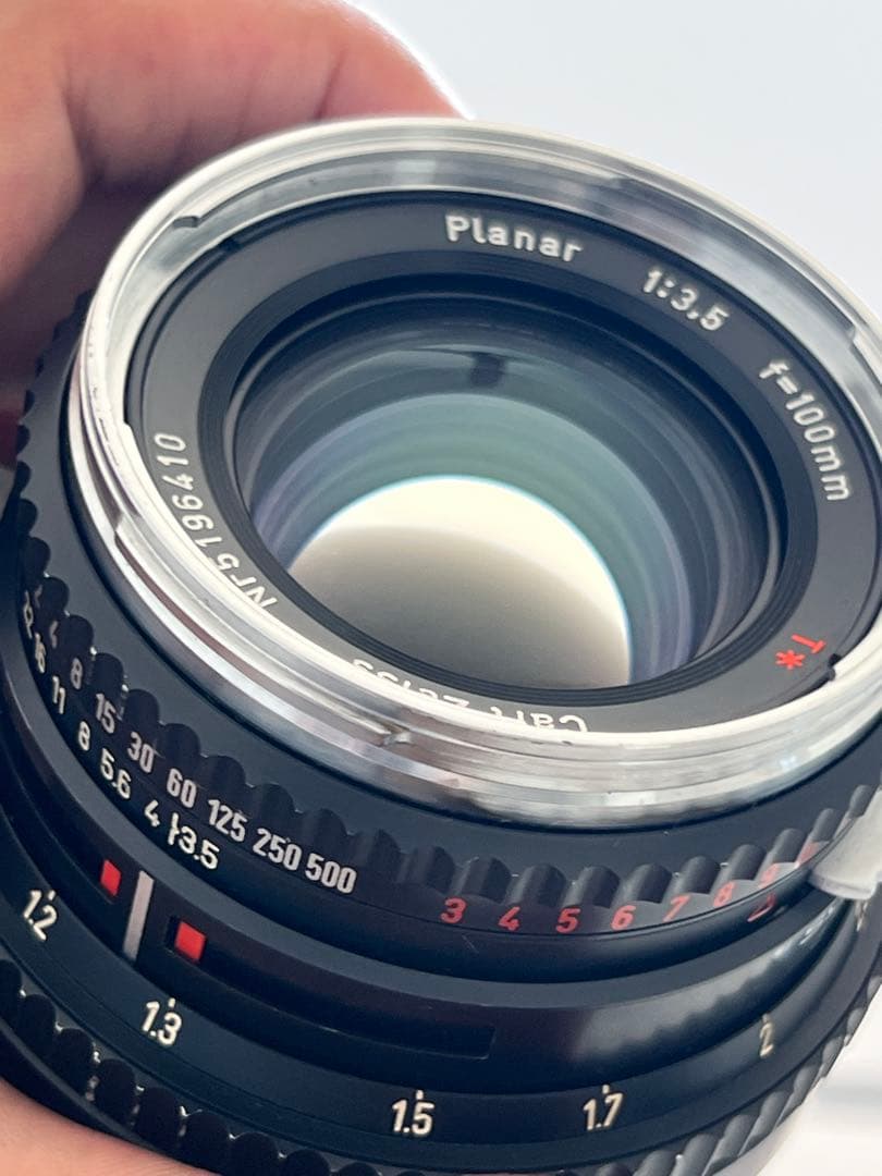 Hasselblad planar 100mm f3.5 先白　銘玉　ハッセル