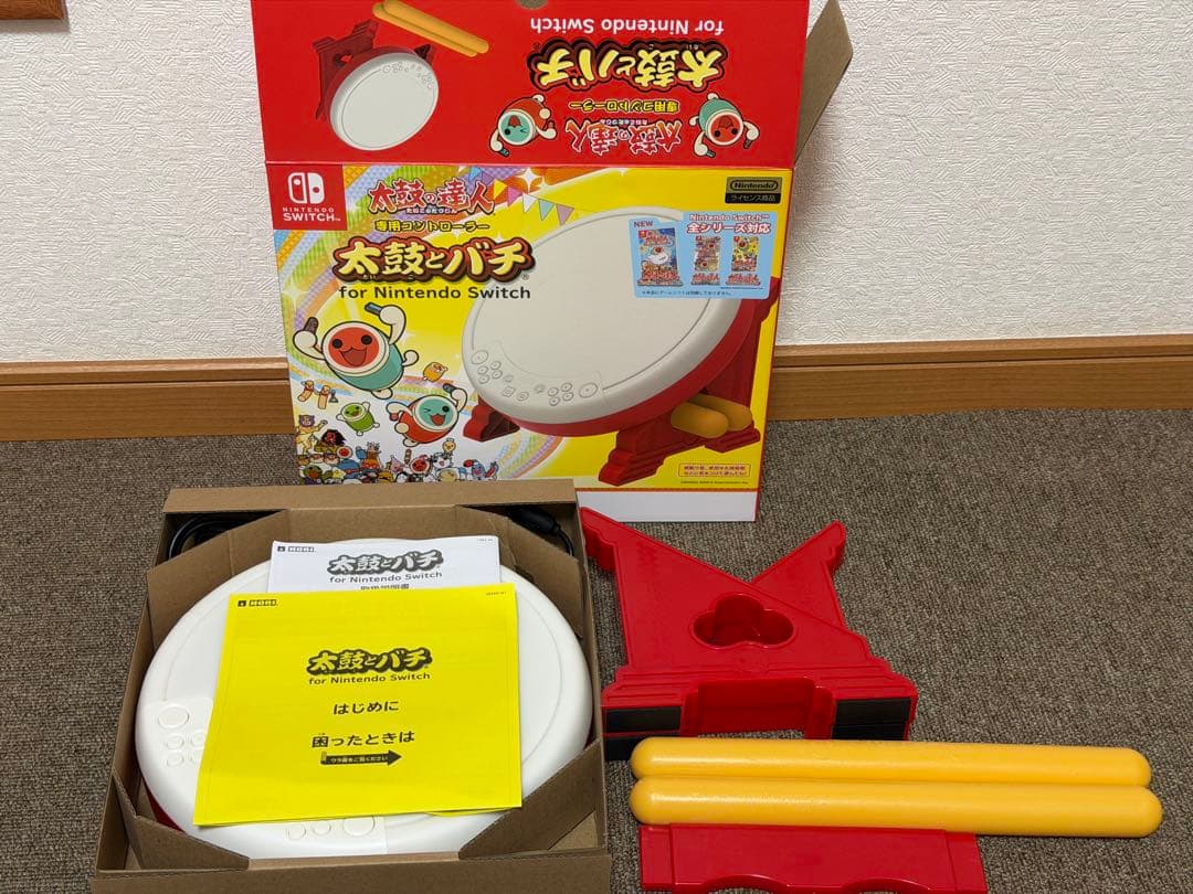 太鼓の達人 太鼓とバチ ドンダブルフェスティバル セット