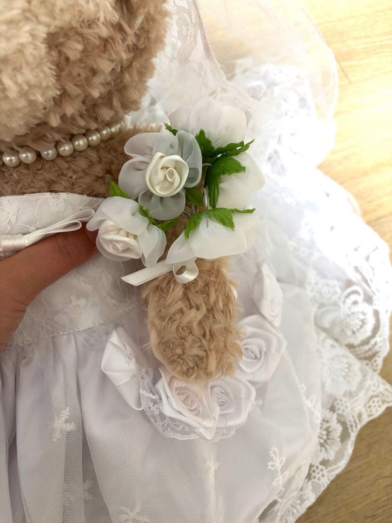 ダッフィー、シェリーメイ ウェディングぬいぐるみセット コスチューム くまセット