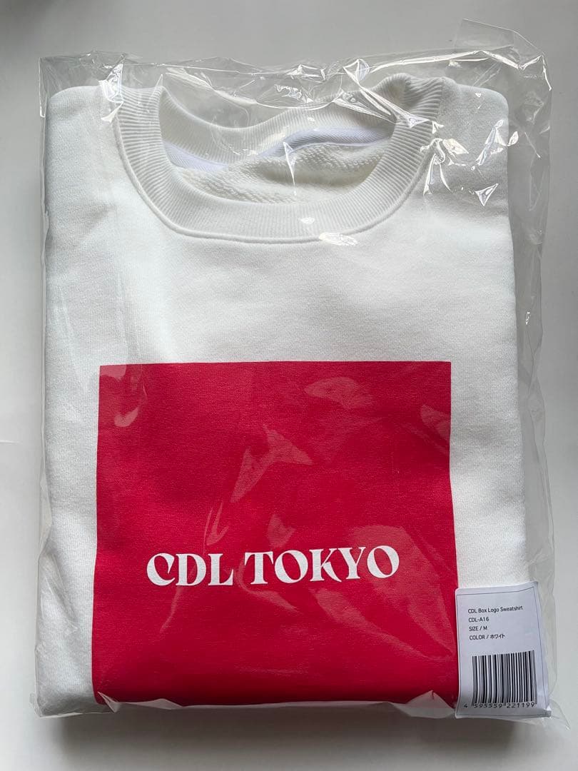 CDL Box Logo Sweatshirt M ホワイト