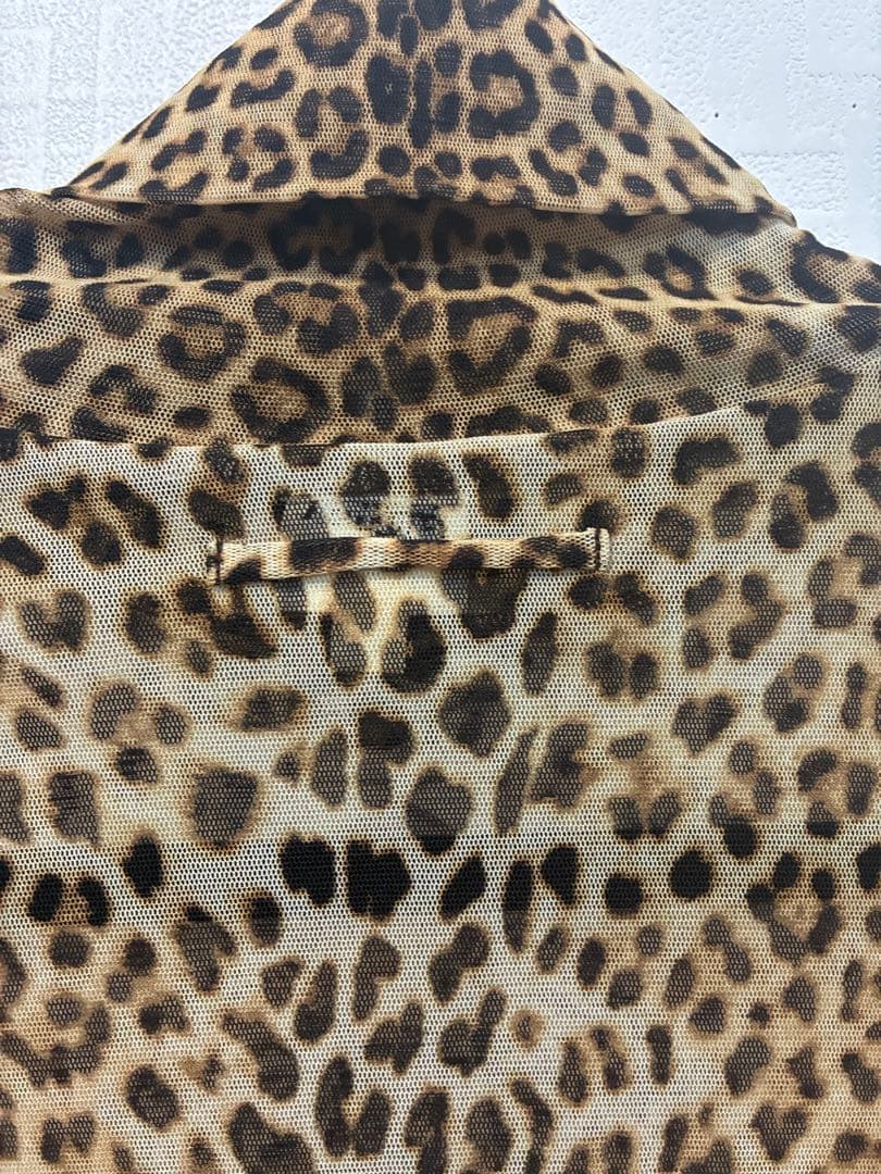 ゴルチエ　ハイネックタンクトップ　豹柄