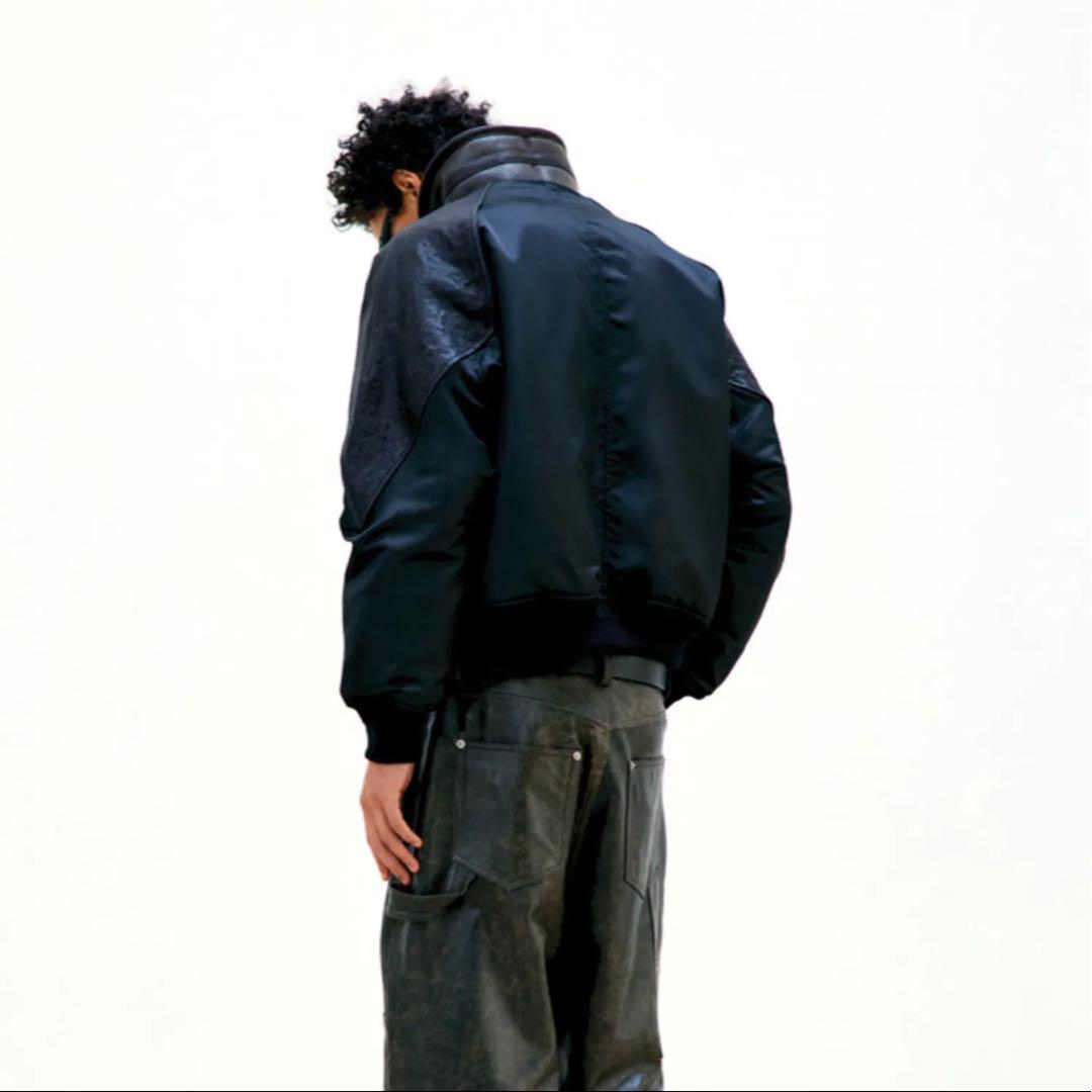 ジャケット・アウター COOR High-neck shearling mixed MA-1