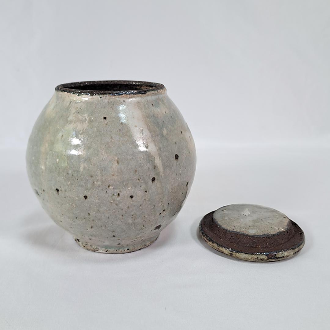 薪蓋つき壺/小野哲平/陶芸
