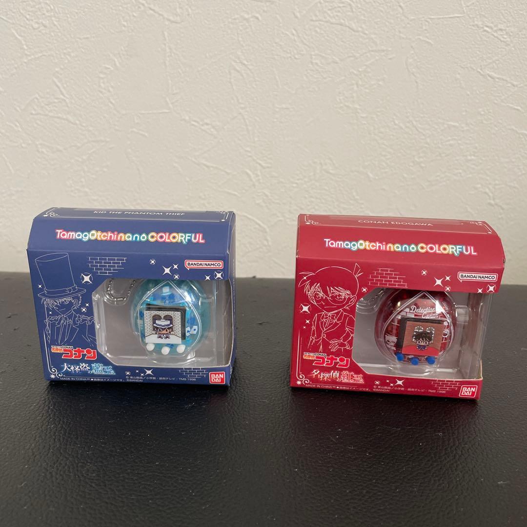 【美品・未使用】たまごっち　名探偵コナン　名探偵の紅玉／大怪盗の藍玉　2個セット