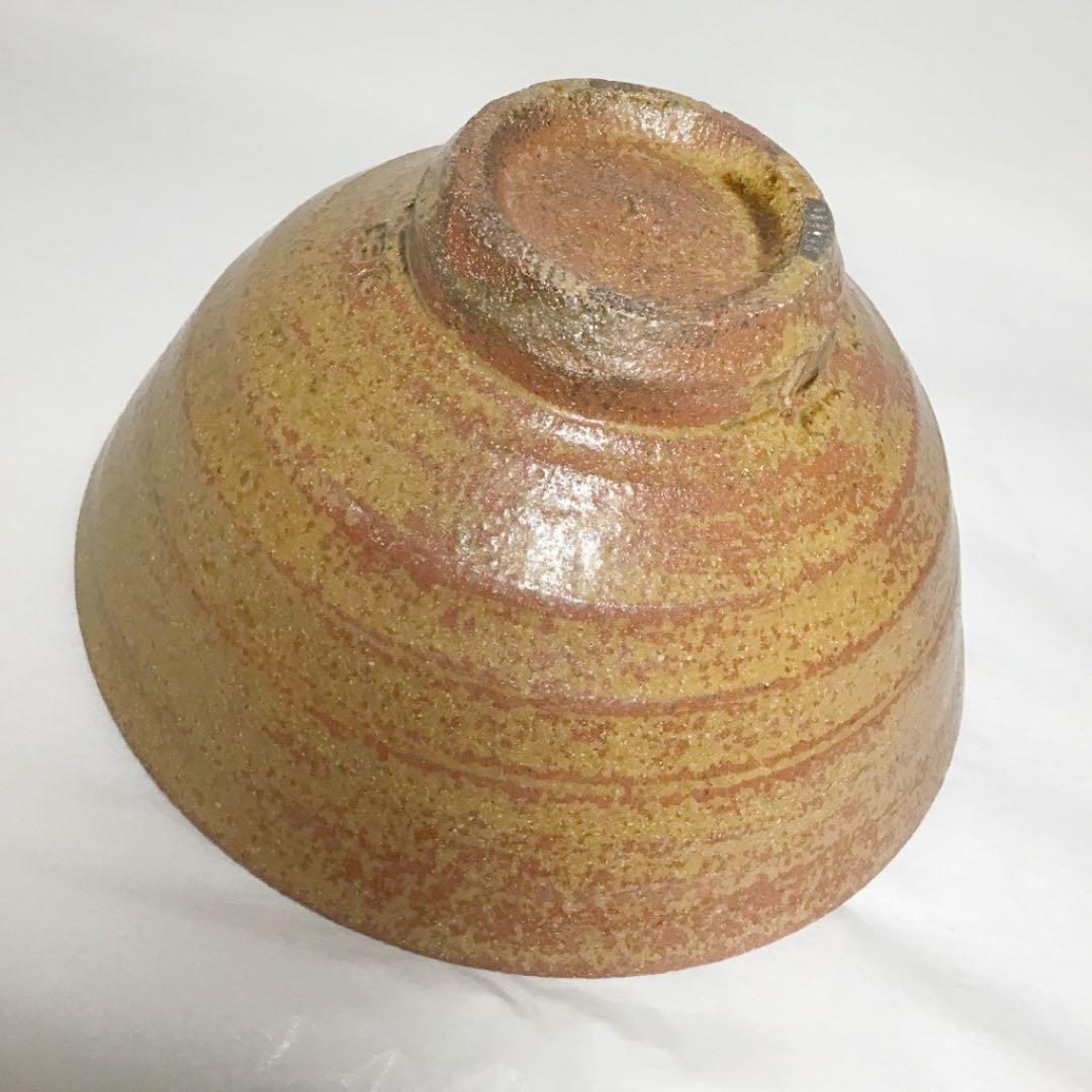 【茶道具】熊谷宗興作 上野焼 天目釉茶碗