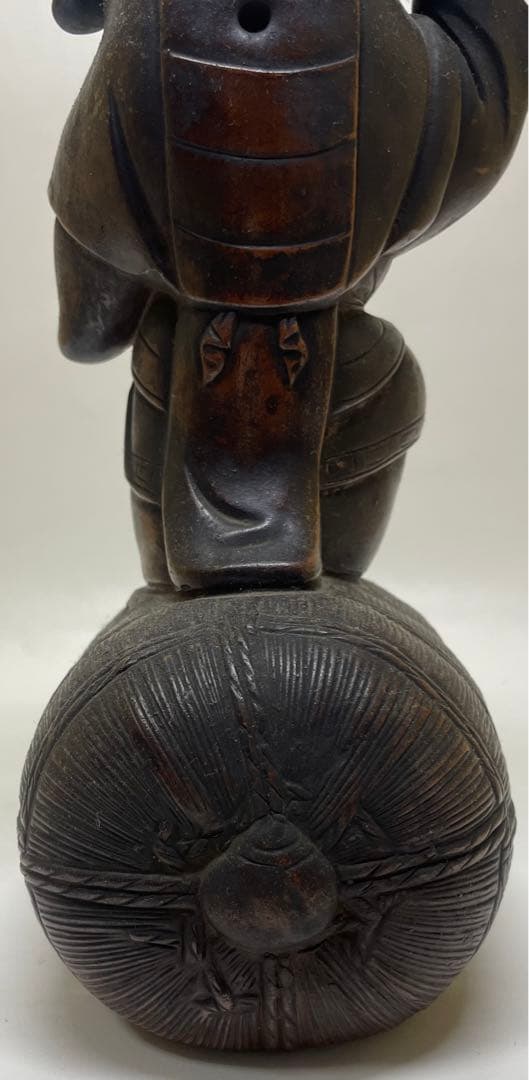 古備前　獅子被　獅子舞　細密細工　大黒天　七福神　縁起物　置物