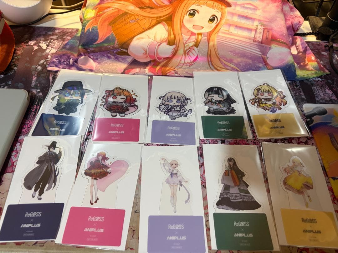 【韓国限定】アニプラス リグロス クリルスタンド、コロット、特典まとめ