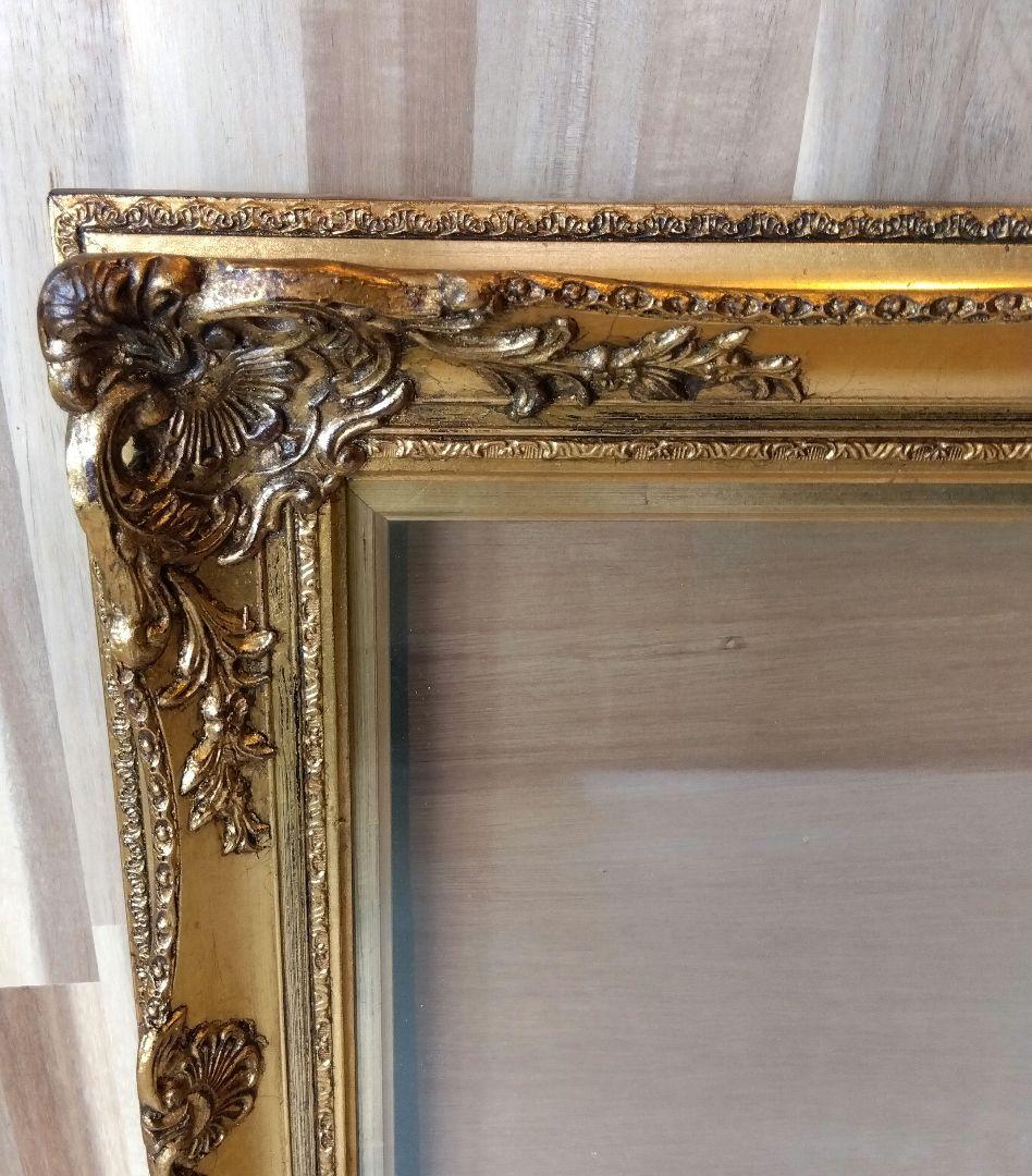 バロックスタイル　豪華金装飾 F6号 油彩額縁 ゴールドフレーム