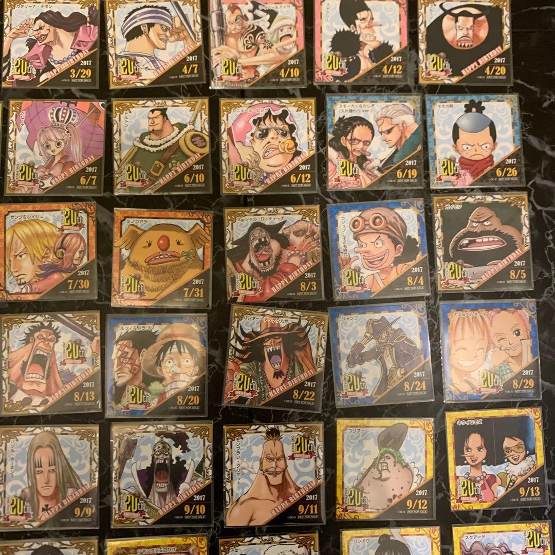 麦わらストア　365日　ステッカー　100種類　以上？　セット　誕生日　ルフィ