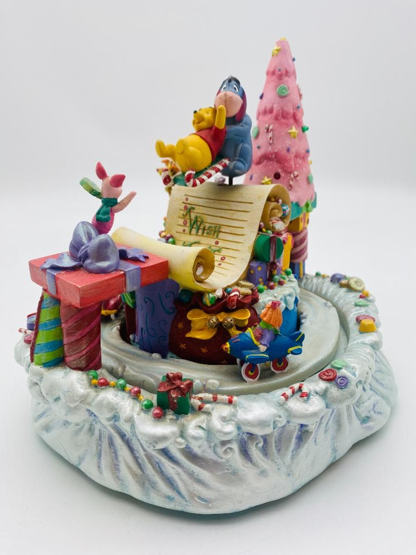 B536-001 くまのプーさん クリスマス オルゴール ミュージカル