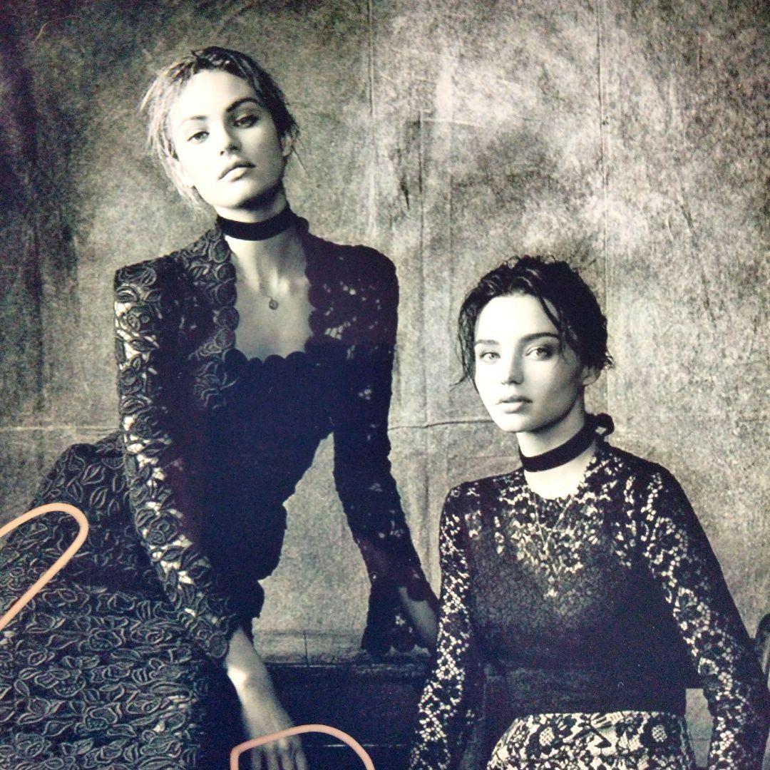 ミランダ・カーとキャンディス・スワンポール直筆サイン入り超 大型写真…