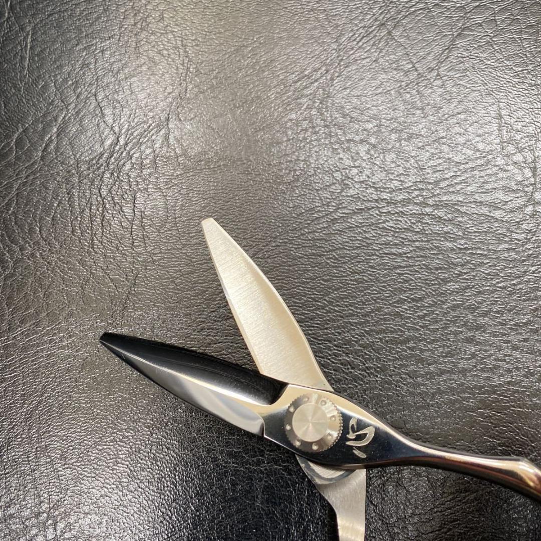 4,5インチシザー スライド ストローク ブラントカット美容師 理容師 シザー