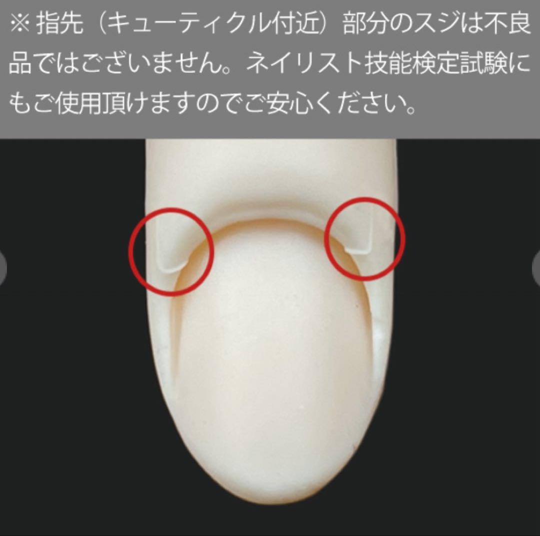 ネイリスト検定認定モデルハンドセット