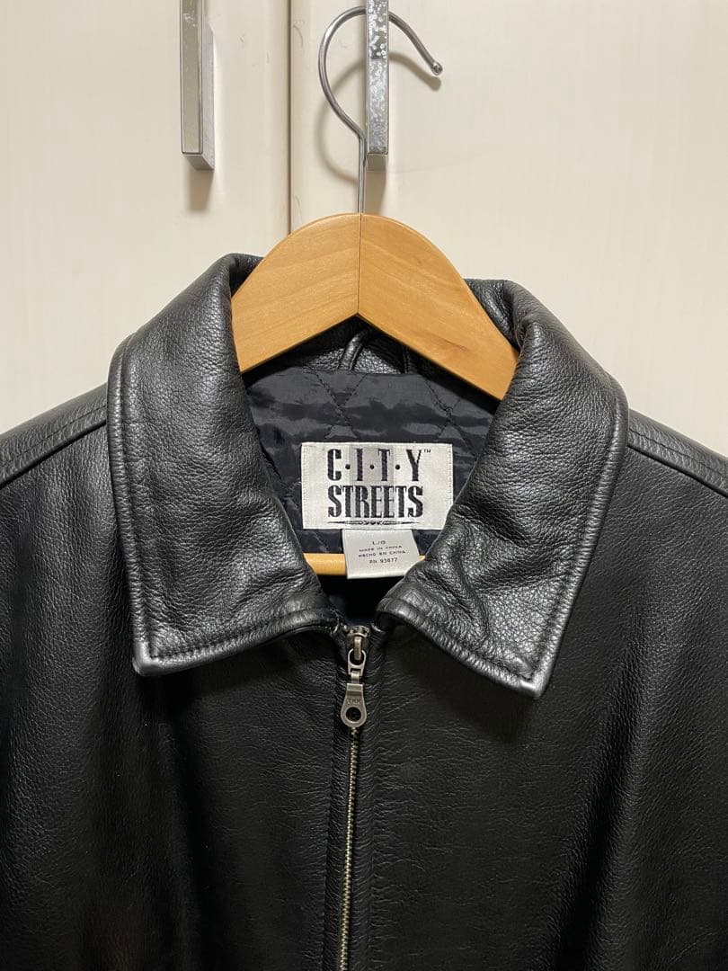 city streets レザージャケット