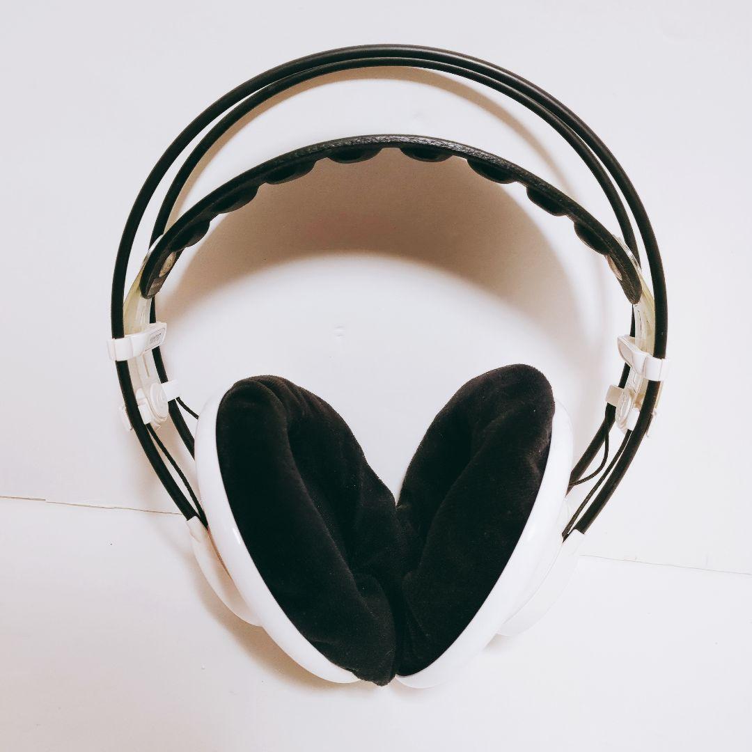 AKG Q701 ヘッドホン ホワイト オープン型 有線 ケーブル付き