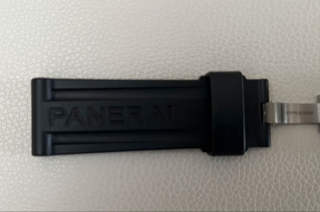 PANERAIパネライ ラバーベルト純正ステンレスDバックルセット