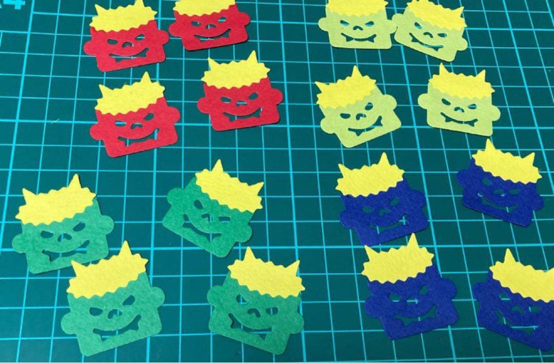 アルバム飾り　クラフトパンチ　節分　オーダー受付中( ＾∀＾)