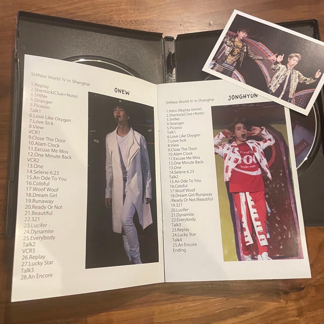 SHINee オニュ×ジョンヒョン SWⅣ上海公演ペンカフェ☆Blu-ray
