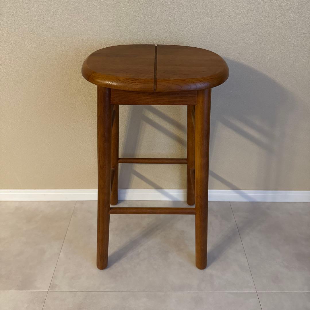本当に綺麗です！★カリモク★ヴィンテージ★木製スツール