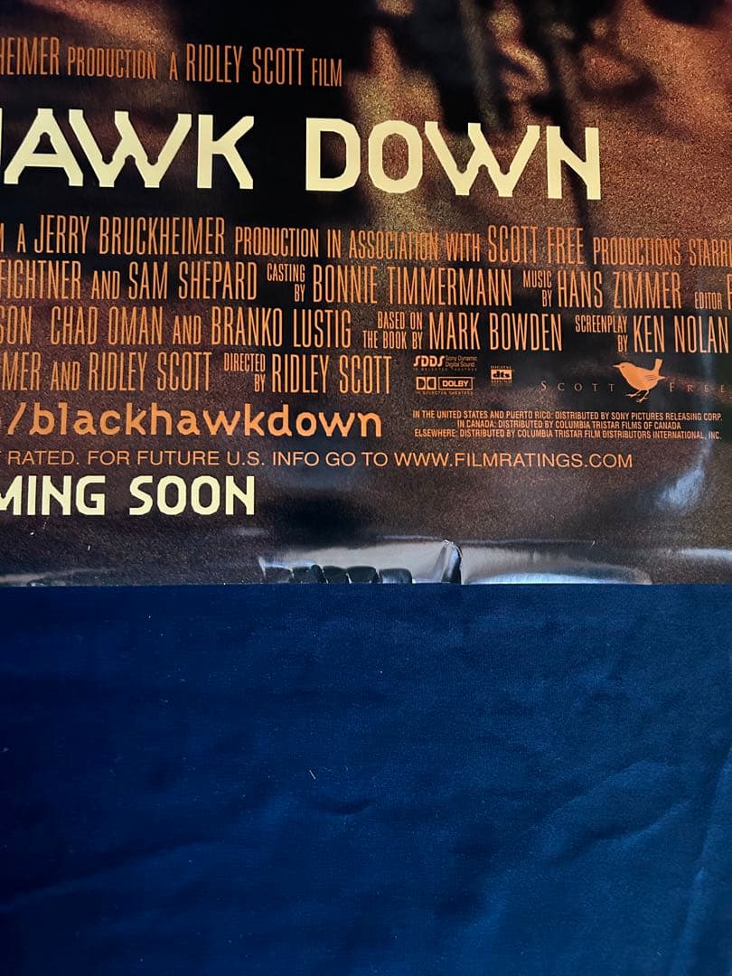ブラックホーク・ダウン　USオリジナル映画ポスター