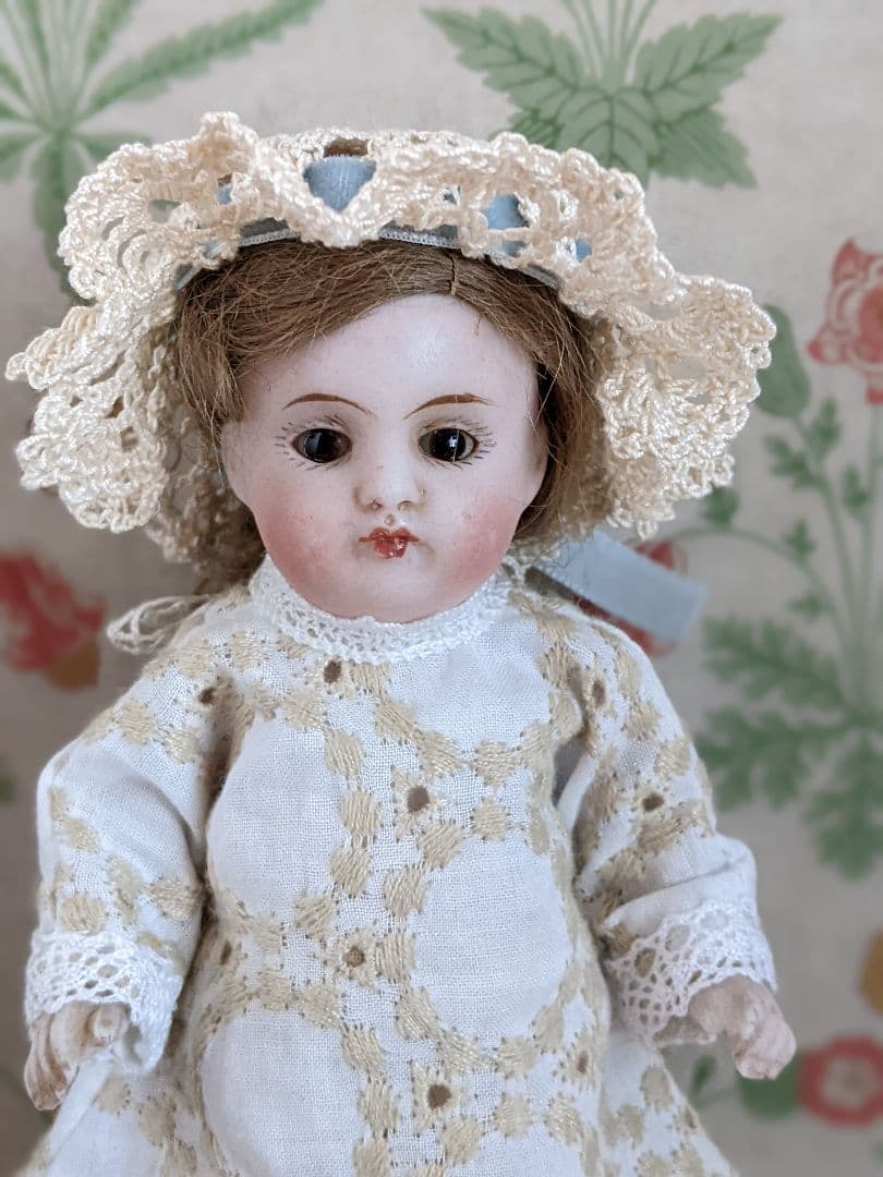 【f】アンティークビスクドール　ミニョネット　ケストナー150