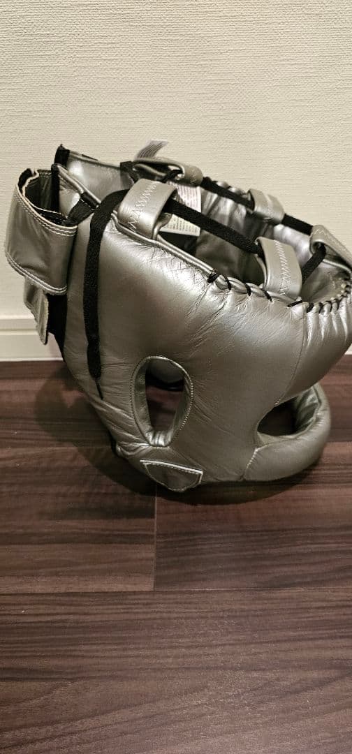 REYES シルバー ヘッドギア ナイロンバー付き