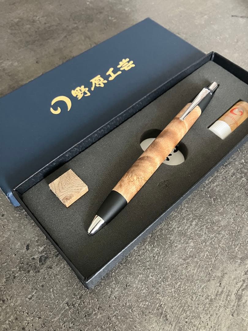 野原工芸　スタンダードボールペン　マーブルウッド
