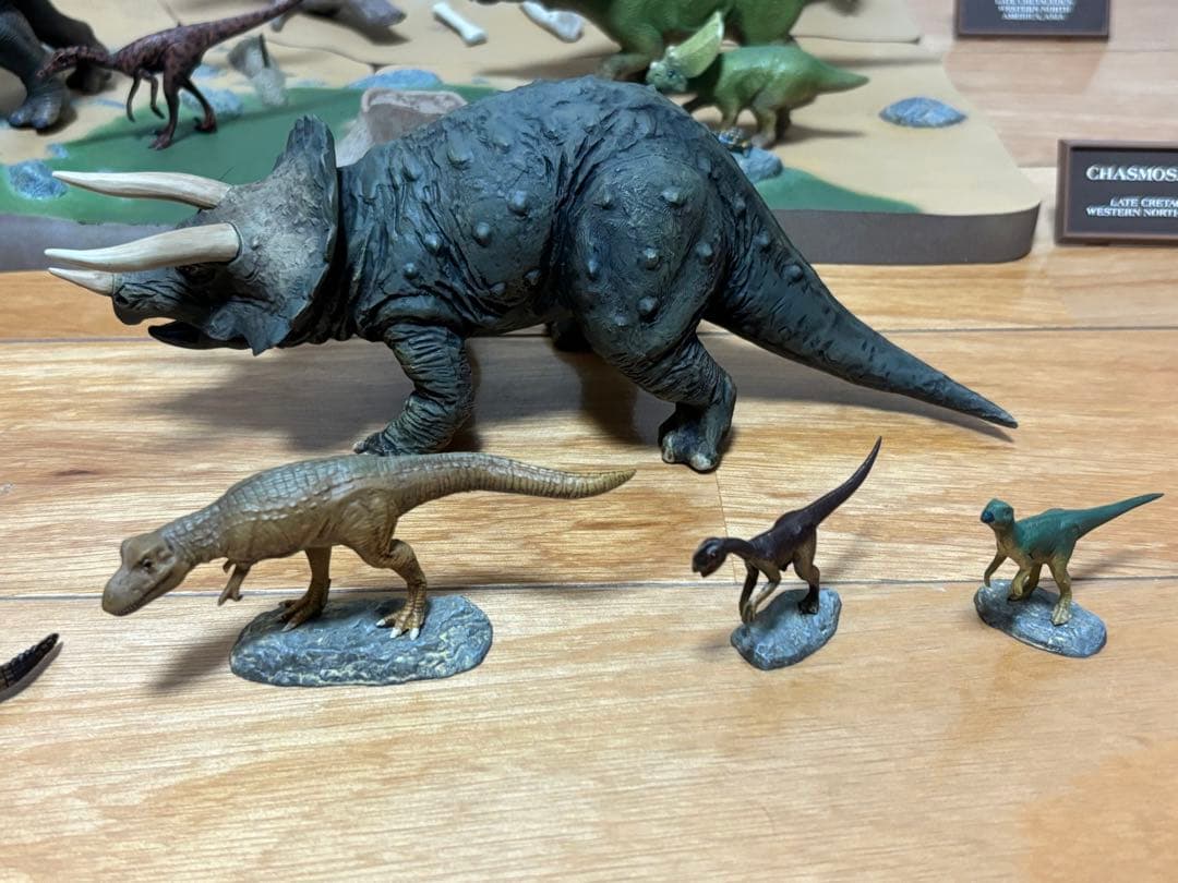 タミヤ 1/35 恐竜世界シリーズ 超大型情景ディスプレイセット 塗装済 完成品